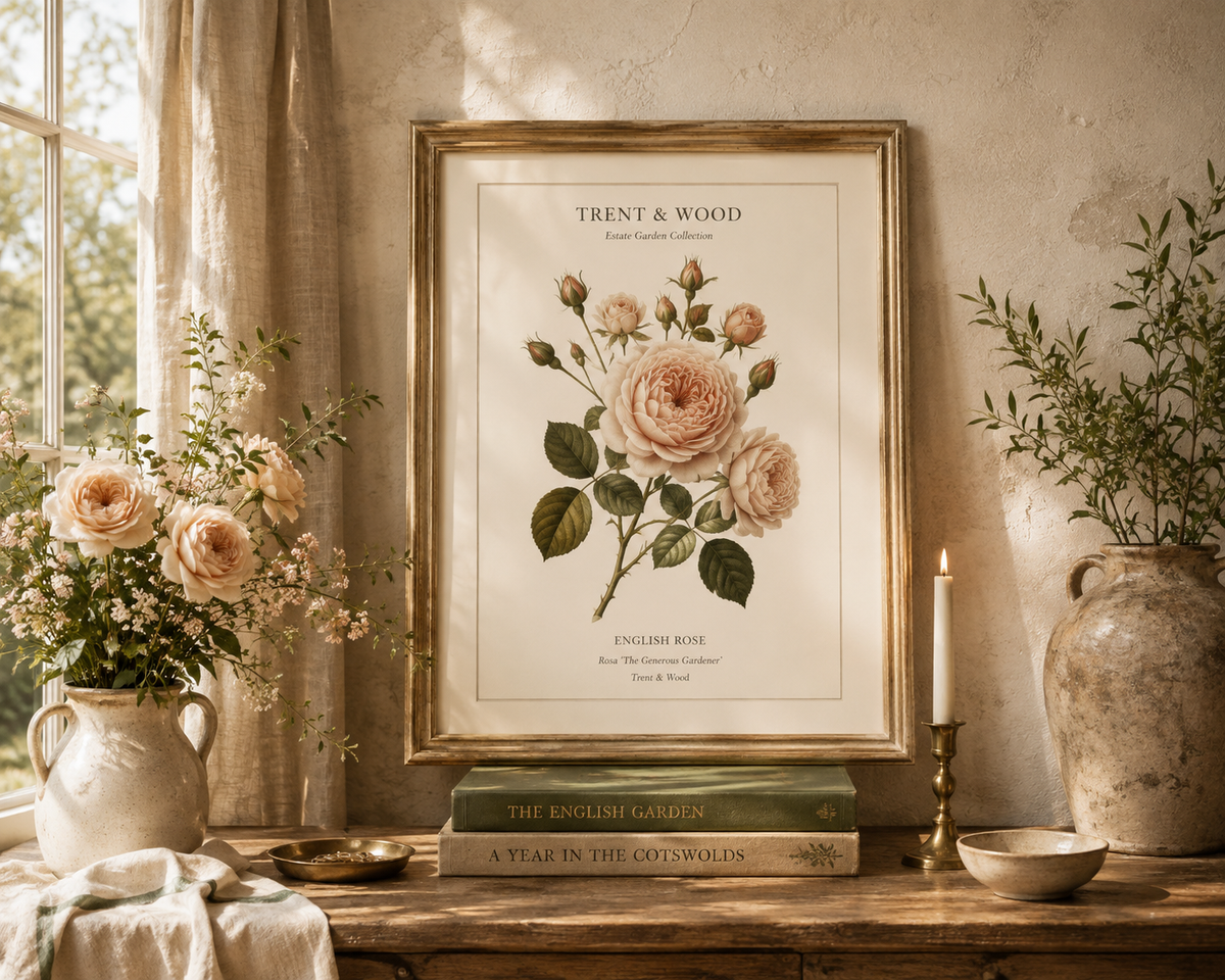 English Rose | Botanical Print